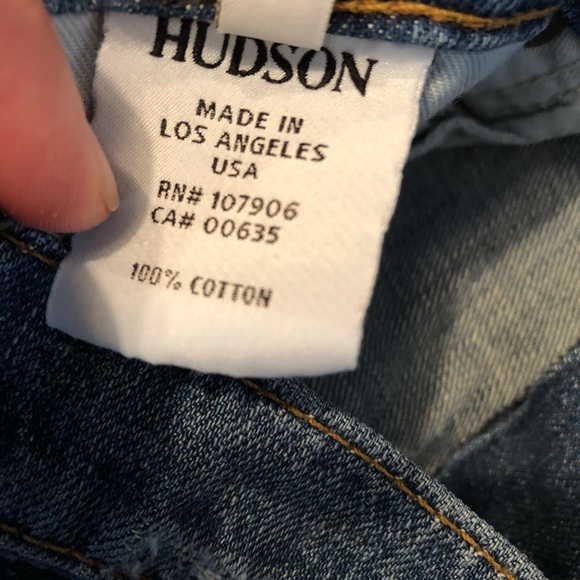 COPY - Hudson Skylar Relax Slim Straight Blue Jeans Women - Picture 4 of 9